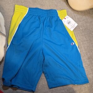 Champion Kids' Vibrant Blue and Yellow Shorts